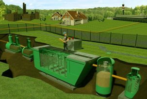 Design features of a sewage treatment plant