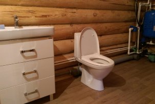 How to build a toilet in a private house with or without sewage