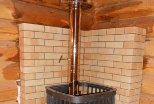 How to install a chimney in the bath yourself