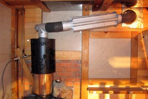 Types of heat exchangers for the chimney of bath stoves their classification