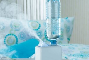 Water for an ultrasonic humidifier