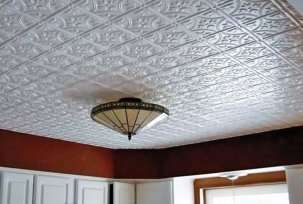 Dimensions and types of ceiling tiles made of polystyrene foam