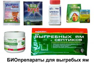 Biological products for cleaning a cesspool