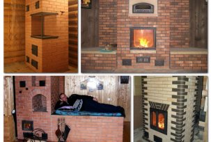 Varieties of stoves for a bath and a private house