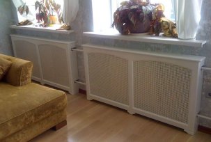 Các loại màn hình trang trí cho bộ tản nhiệt theo cấu hình và vật liệu sản xuất