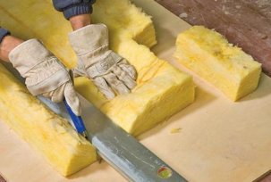 How to cut mineral wool insulation