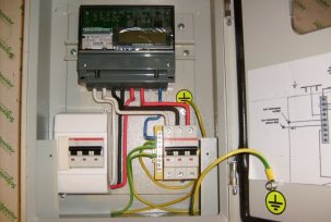 Wiring diagrams and varieties of three-phase electricity meters