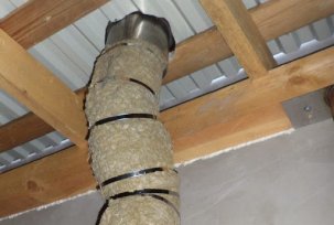 How to make chimney insulation and what to use