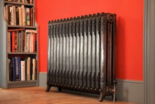 Number of kW of one cast iron radiator segment