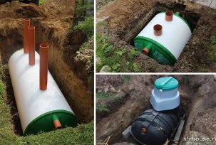 The cost of septic tanks for the sewerage of a country house