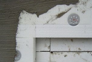 Technology of facade plaster on polystyrene foam