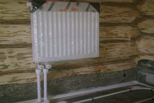 Kaedah dan peralatan untuk mengikat radiator