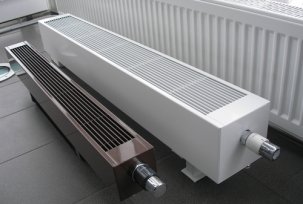 Varieties of floor radiators for heating