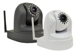 Connection scheme of IP CCTV camera