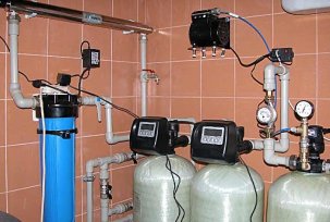 Well water purification system: from iron, hydrogen sulfide, nitrates, sand and calcium