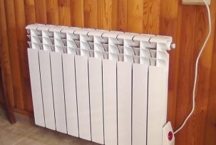 Using electric radiators for heating