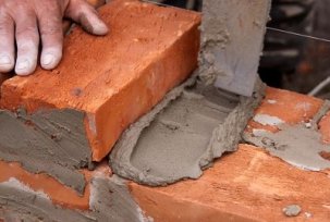 Refractory masonry mix for masonry furnaces