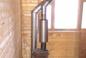 Features of the design of the chimney for the stove potbelly stove