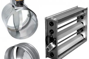 Types and purpose of air dampers, valves, filters and valves