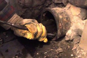 How to mint cast iron sewer