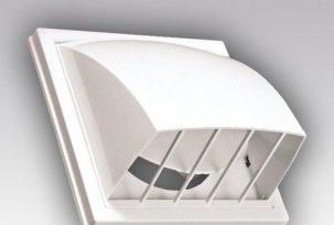 Hotte de ventilation pour évacuation avec clapet anti-retour