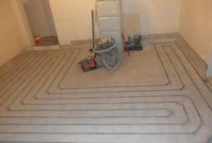 Do-it-yourself floor heating in the finished screed