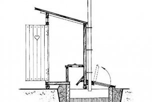 Schemes of the construction of country toilets and their construction