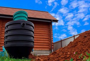 Autonomous sewage for a private house