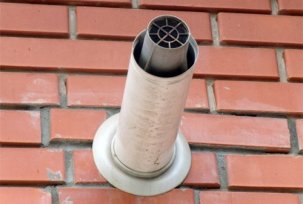 Samo-sklapanje koaksijalne cijevi za plinske kotlove