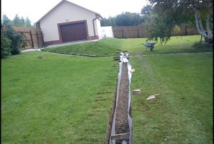 Extension of the service life of the drainage system in the country