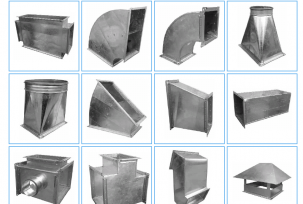 Varieties and features of metal elements for ventilation: ducts, pipes, ducts, grilles