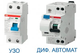 Hva er forskjellen mellom RCD-er og differensialmaskiner: utseende og merking