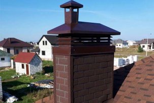 Do-it-yourself visor to the chimney