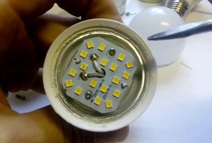 How to disassemble and repair a 220V LED lamp yourself