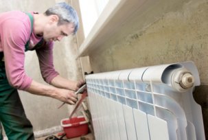 Flushing radiators at home