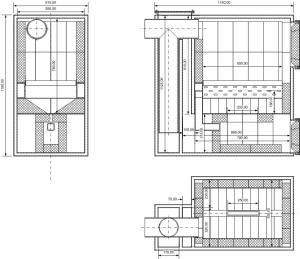 Et av designalternativene for en varmekjel som utvikler 45 kW