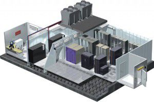 salle des serveurs avec climatisation de précision