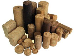 ประเภทของ briquettes เชื้อเพลิง