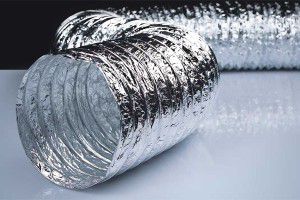 conduit flexible en feuille d'aluminium